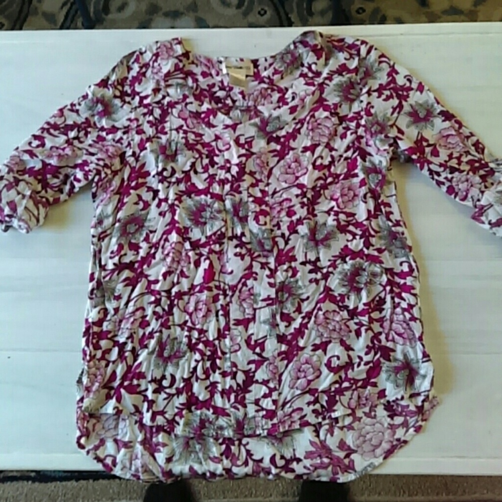 Two floral shirts